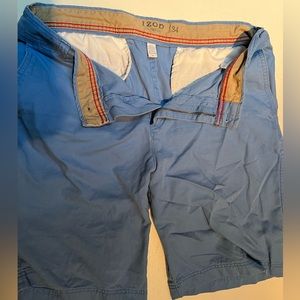 Baby blue Izod khaki shorts